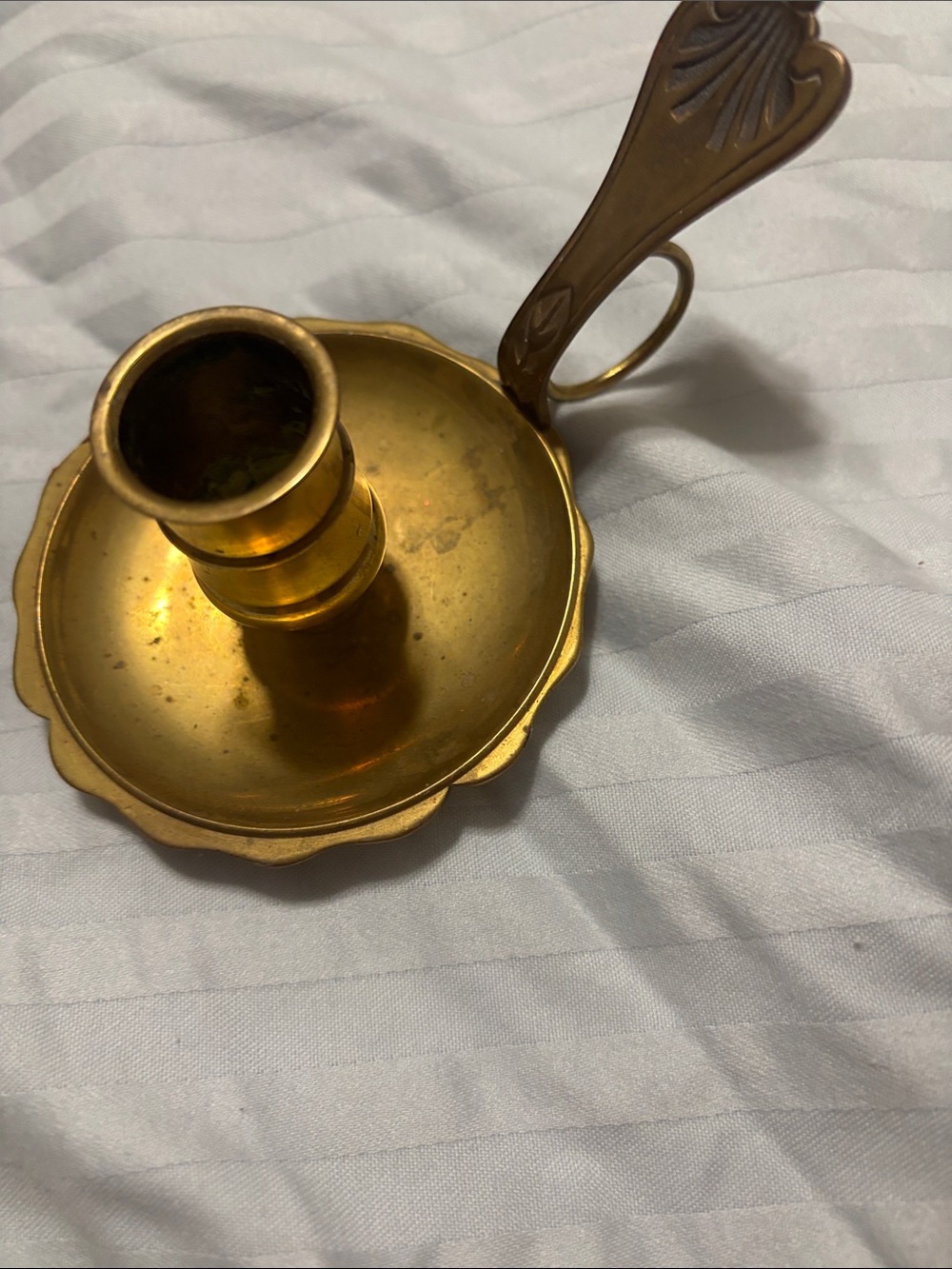 Brass Gallery Originals l984 Sherburne Museum Candle Holder -